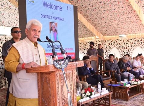 J&K is the new success story in the country today: LG Manoj Sinha