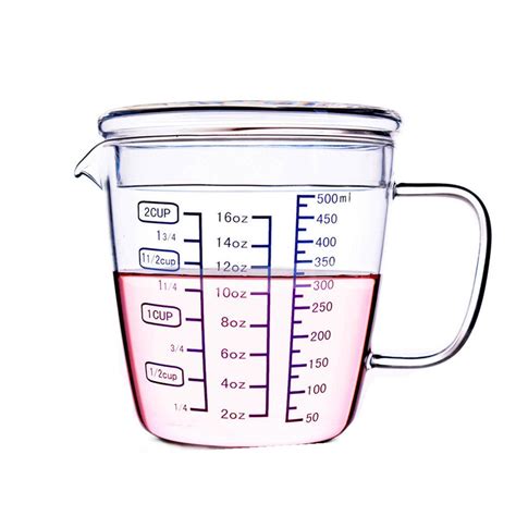 Buy Bestevers Kitchen Laboratory 16 Oz Glass Beaker Measuring Cup With ...
