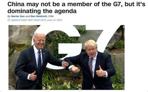 “中国不是G7成员，却主导着整个峰会议程”|拜登|中国|CNN_新浪新闻