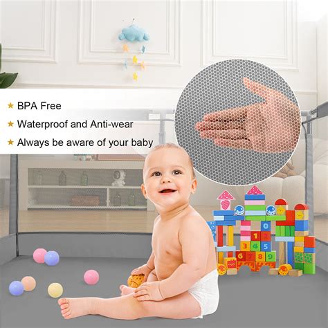 Buy Baby Playpen, Outdoor Play Yard, Portable Play Yard 4-Panel- Baby ...