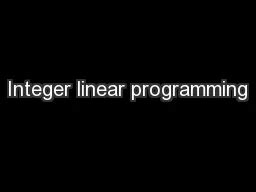 Image result for Introduction to Integer Linear Programming