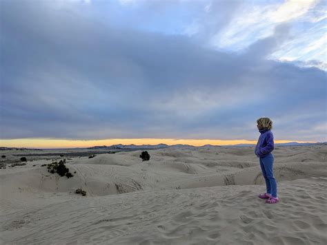 Pondering the sand and amazing sunset at Little Sahara. - Little Sahara ...