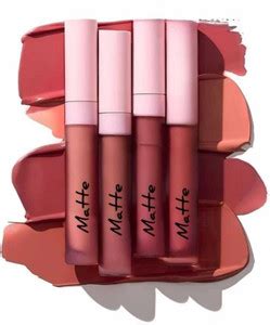 hanumate Mini Liquid Lipstick 4 in 1 Pack Smudgeproof, Hydrating ...