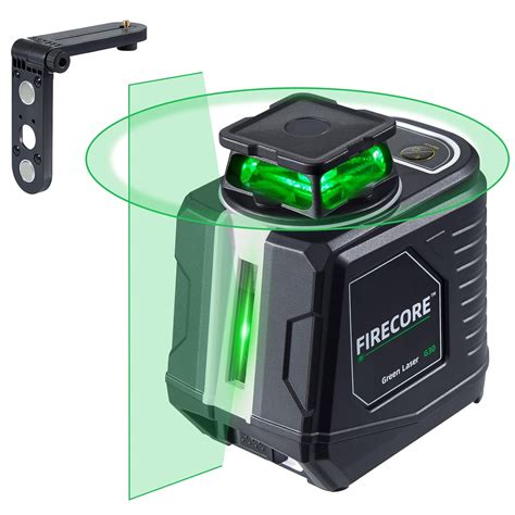 Firecore Laser Level 360°Self Leveling Green Beam Cross Line Laser ...