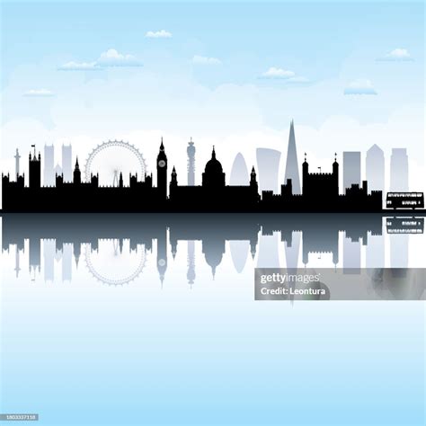 London Skyline Silhouette High-Res Vector Graphic - Getty Images