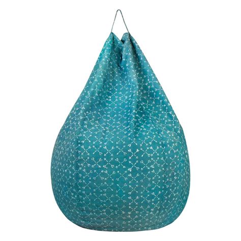 Buy Pulpypapaya XXL Bean Bags Classic Cotton Canvas Block Printed Bean ...