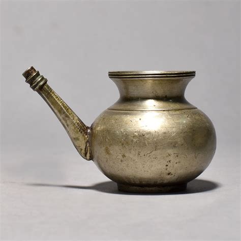 Vintage Holy Water Pot with Spout