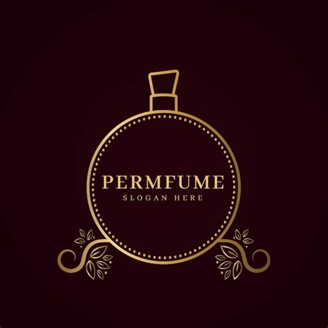 Luxus-Parfüm-Logo-Konzept | Kostenlose Vektor