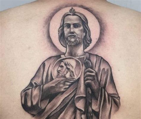 Tatuajes de San Judas Tadeo, varias ideas y su gran simbolismo