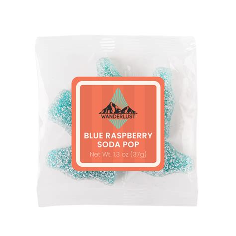 Blue Raspberry Soda Bottles: Taster Packet - HPG Brands