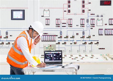 Electrical Engineer At Work