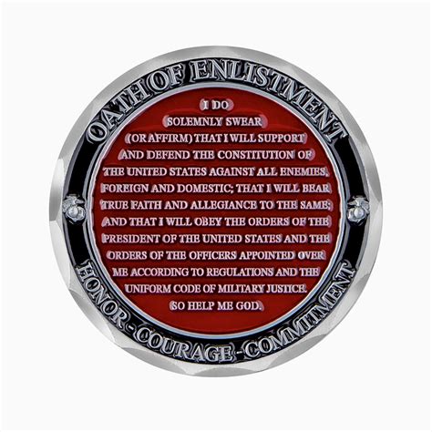 USMC Oath of Enlistment USMC Challenge Coin – Marine Corps Gift Shop