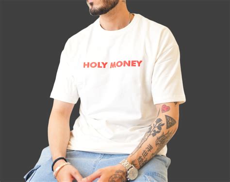 Holy Money Oversized Tee | Oversized T Shirts | GymYak – GYMYAK