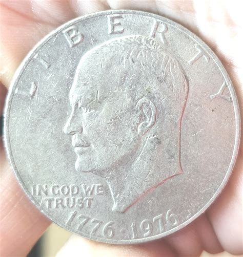 1776-1976 Eisenhower Liberty Bell Moon One Dollar US Bicentennial Coin ...