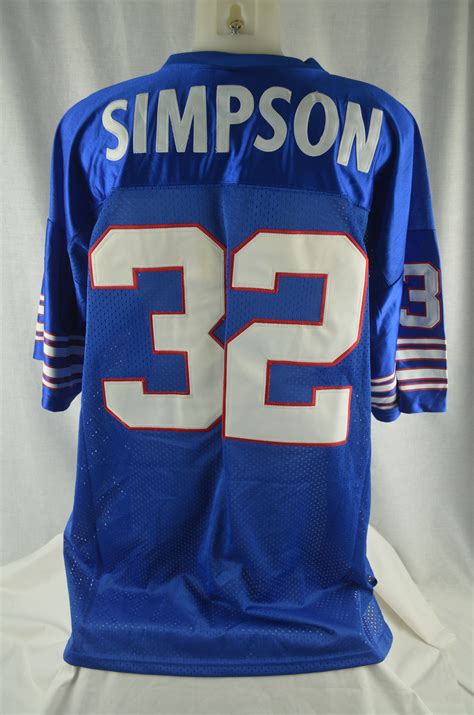 Lot Detail - Vintage OJ Simpson Buffalo Bills Authentic Wilson Football ...