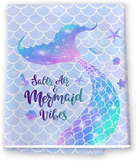 Bonsai Tree Mermaid Scale Kitchen Towels, Cute Pink 28x28 India | Ubuy