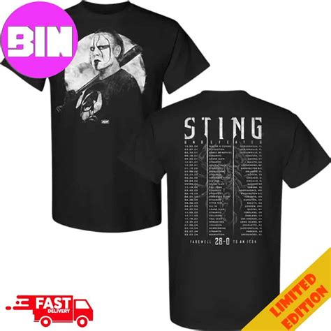 Sting Double-Sided WWE Thanks Steve James Borden Unisex T-Shirt - Binteez