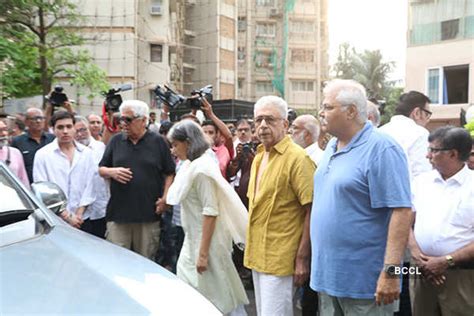 Naseeruddin Shah, his wife Ratna Pathak Shah, Aziz Mirza and Satish ...