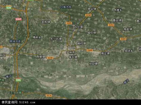 孟州市地图 - 孟州市卫星地图 - 孟州市高清航拍地图