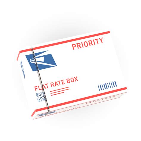 United Studs Postal Service Priority Shipping Box - Custom Printed Usi