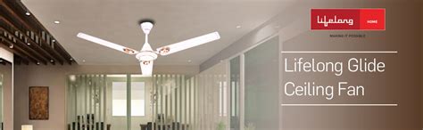 Buy Lifelong LLCF301 3 Blades Decor Ceiling Fan, White, Pack of 1 ...