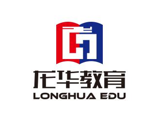 龙华教育培训学校logo设计 - 123标志设计网™