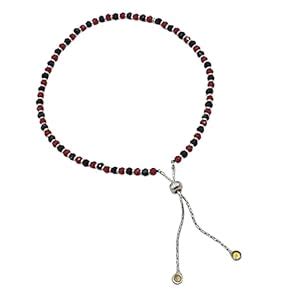 Sahiba Gems 925 Sterling Silver Multi Color Red Adjustable Nazariya ...