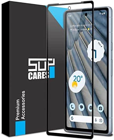 SupCares Edge to Edge Tempered Glass for Google Pixel 7A (6.1 Inch ...