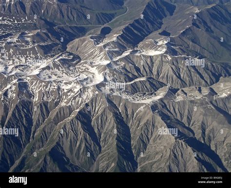 Afghanistan mountains mountains aerial-shot Slopes Afghanistan Areal Asia view mountains top ...