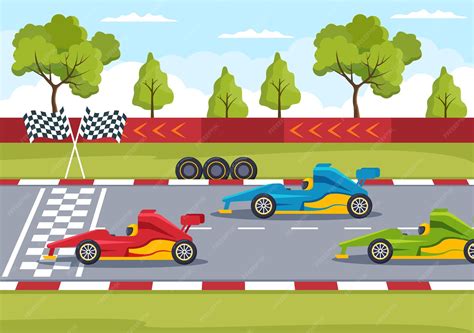 Race Car Finish Line Clip Art