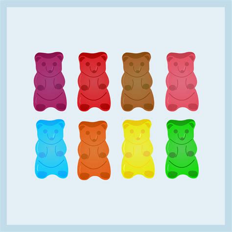 Gummy Bear Drawing Step By Step at Michelle Ma blog