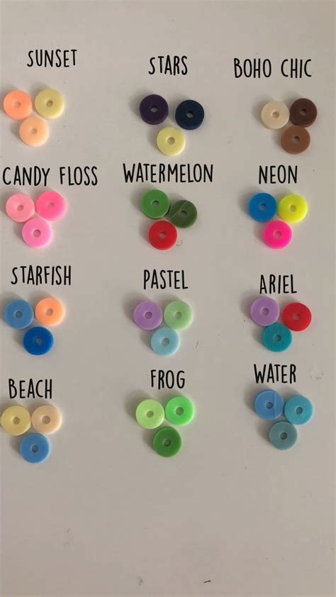 Clay Bead Color Combinations at Ernest Prather blog