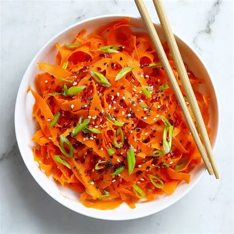 Discover the Magic of Asian Raw Carrot Salad Fast in 10 min
