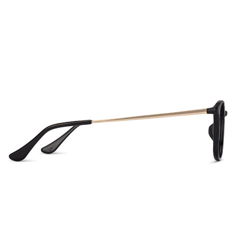 Buy Black Gold Black Full Rim Rectangle John Jacobs SG Flex JJ E12574AF ...