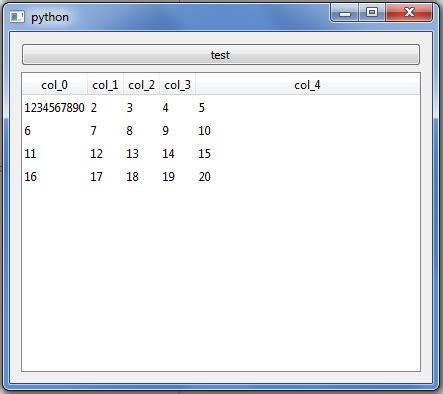 Image result for PyQt5 Table View