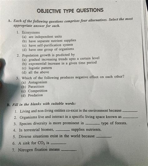 Image result for Objective Type Questions and Answers