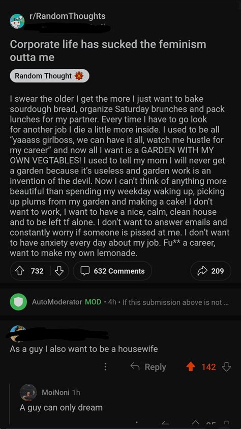 But feminism....is abt having choices... including being a housewife 😑 ...