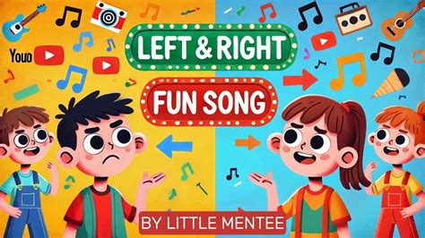 Left and Right Fun Song For Kids! | LittleMentee | Nursery Rhymes ...