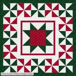 Christmas Table Topper Quilt Pattern 的图像结果