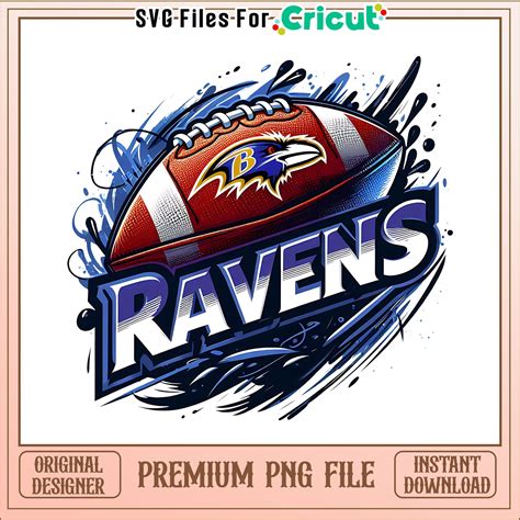 Ravens logo rugby ball png, Baltimore Ravens png, NFL png - svg files ...