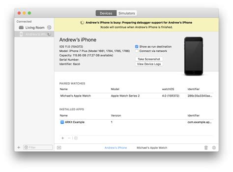 Image result for Xcode Devices Window