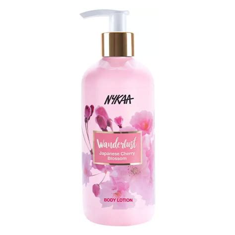 Nykaa Wanderlust Japanese Cherry Blossom Body Lotion, 300 ml Price ...