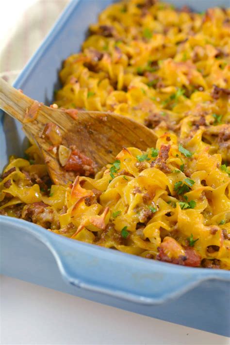 Egg Noodles Spaghetti Sauce Casserole at Wilda Talley blog