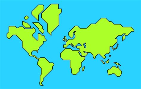 World Map Simplified 的图像结果