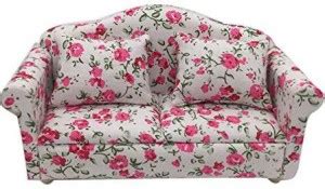 Genrc Kasien Dollhouse Accessory Mini Sofa, Mini Dollhouse Furniture ...