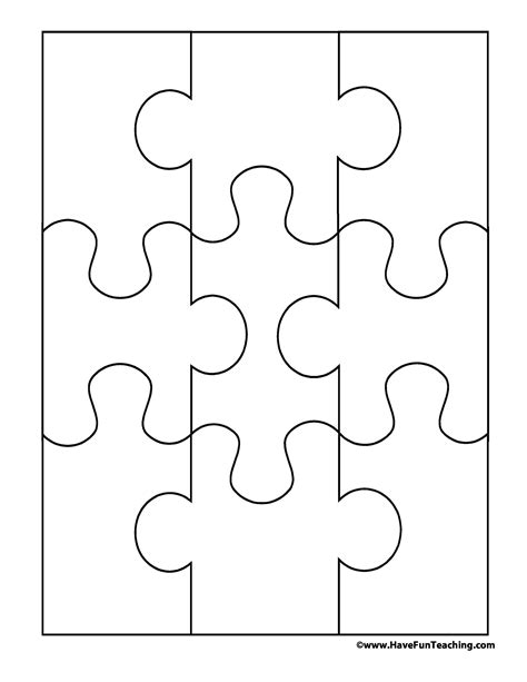 19 Printable Puzzle Piece Templates ᐅ TemplateLab