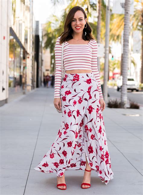 Six Ways to Wear a Maxi Skirt | 2018 Summer Outfits