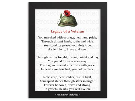 Veterans Day Poem Template | FREE Printable