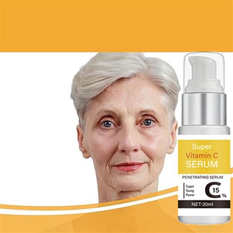 Vitamin C Serum for Face, 30ml Hydrating Smoothing & Brightening Facial Serum with Moisturizing ...