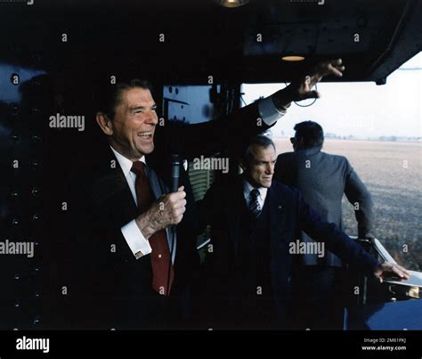President Reagan on the "Whistle stop Tour" through Ohio - 12 October ...